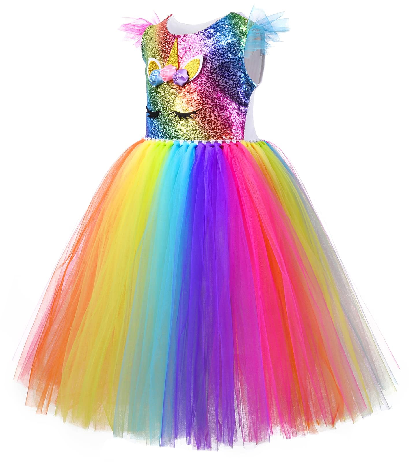 Calgary and Ballerini Unicorn Dress | Rainbow Tutu Dress | Unicorn Costume 8