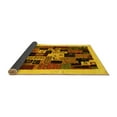 thumbnail image 2 of Ahgly Company Indoor Rectangle Abstract Yellow Contemporary Area Rugs, 8' x 12', 2 of 4