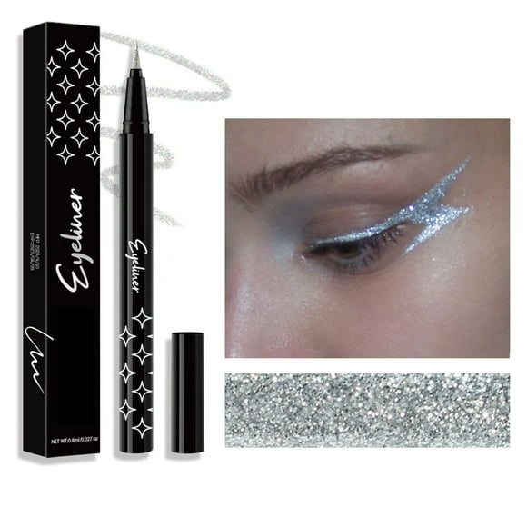 ZTTD Flash Deals Pearlescent Eyeliner Fine Brightening Metal Silkworm Pen Quick Drying Long Lasting and Sweat Proof 0.8ml Best Gifts Christmas Clearance