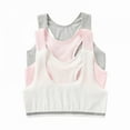 thumbnail image 5 of 4Pcs/Set Cute Girls Training Bra Crop Racerback Training Bras For Girls Seamless Bra Wireless Unpadded Bra Wide Shoulder Strap, 5 of 8