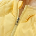 thumbnail image 4 of LUOGENLI Girls Jackets Size 10-12 Winter Baby Girls Winter Coats Toddler Outerwear Snow Jackets Boys Warm Clothes Jacket for Girls 12-14 Girls Jacket Size 8 Yellow 18-24 Months, 4 of 5