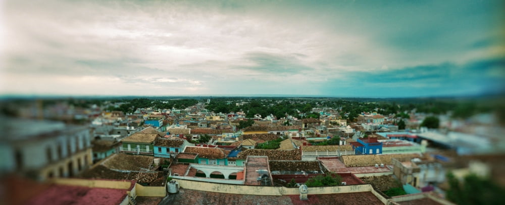 Elevated View Of To