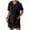 Black, variant on Hooded Swimsuit Cover Up Terry Cloth Zipper Dress Beach Coverups with Pockets