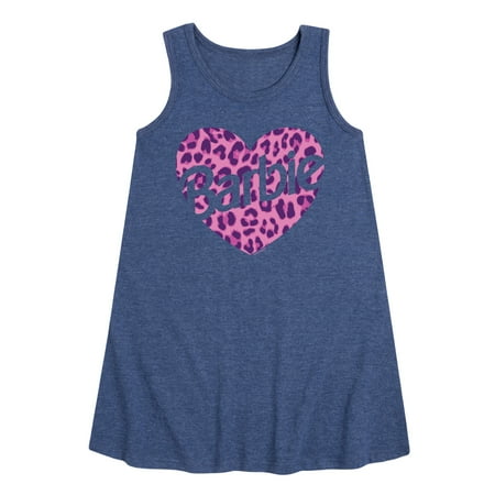 

Barbie - Leopard Heart - Classic Barbie - Toddler and Youth Girls A-line Dress