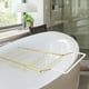 thumbnail image 4 of Estante de baño de baño de acero inoxidable rejilla telescópica de la bañera, 4 of 5