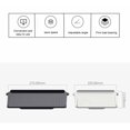 thumbnail image 2 of maskred Plastic TV Top Shelf Screen Storage Bracket Rack L 11.81x4.45 inch White L 11.81x4.45 Inch 1Set, 2 of 6
