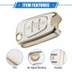 thumbnail image 4 of Mando a distancia compatible con Hyundai IX20, TPU duradero, blanco, 3 botones, protector de mando a distancia, 4 of 7