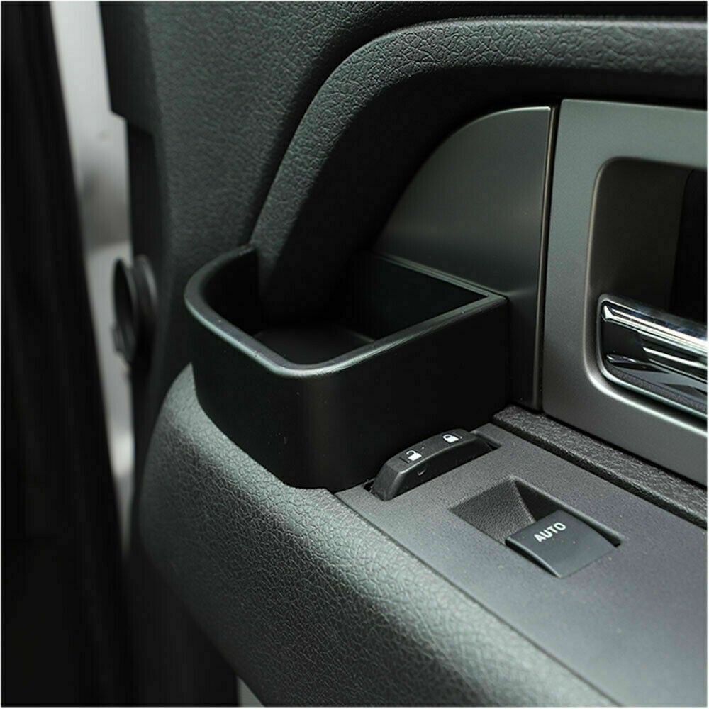 Geelife Black Door Side Storage Pockets Organizer Box Tray F150 Accessories