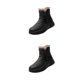 thumbnail image 4 of Qarigey Estilo de invierno con estas botas de nieve a media pantorrilla para mujer Botas de nieve con cremallera lateral y punta redonda para Type11 NO11, 4 of 6