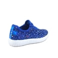 thumbnail image 2 of Remy-18 Women's Fashion Flat Glitter Light weight Lace Up Rubber Running Athletic Shoes, 2 of 2