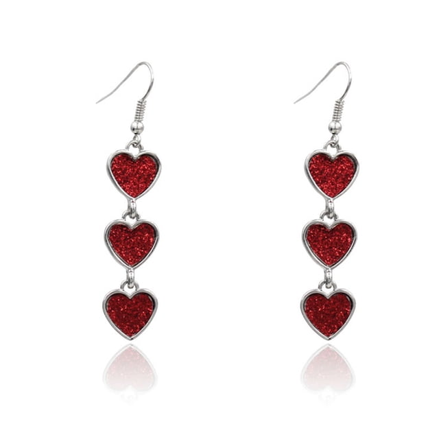 Pendientes exquisitos Studs con estilo estilo simple aro oreja colgante oreja gotas para mujeres accesorios para banquete fiesta vestido diario C 4 pares AweSitey AP008629-03