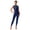 Navy Blue, variant on Women Figure Skating Bodysuit Sleeveless Dance Unitards Gymnastics Athletic Jumpsuit Tumbling Outfits Burgundy XL