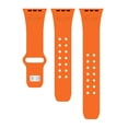 thumbnail image 4 of Gators Engraved Silicone Unisex Watch Band for Apple Watch - 42/44/45/49mm(46mm Series 10/11) Orange by Affinity Bands, 4 of 4