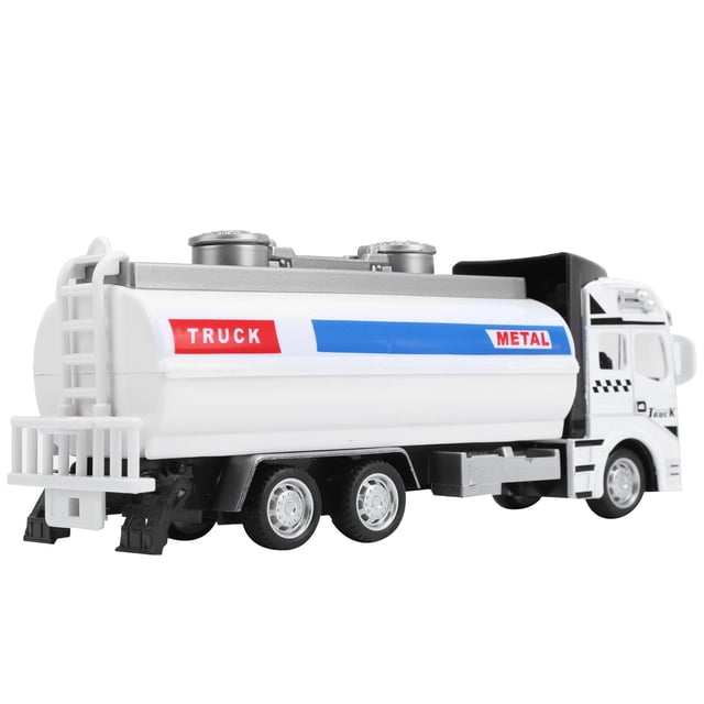 Vehículo para niños con retroceso, modelo de camión cisterna con aspersor y carro de riego 1:48, modelo de camión cisterna con aspersor, tecnología de vanguardia