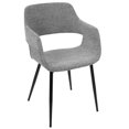 thumbnail image 2 of Contemporary Home Living Set of 2 Gray Fabric Dining Chair 32”, 2 of 5