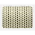 thumbnail image 1 of Queen Bee Bath Mat, Repetitive Cartoon Style Bees and Crowns Drawn by Hand, Plush Bathroom Decor Mat with Non Slip Backing, 29.5" X 17.5", Eggshell Mustard, by Ambesonne, 1 of 2