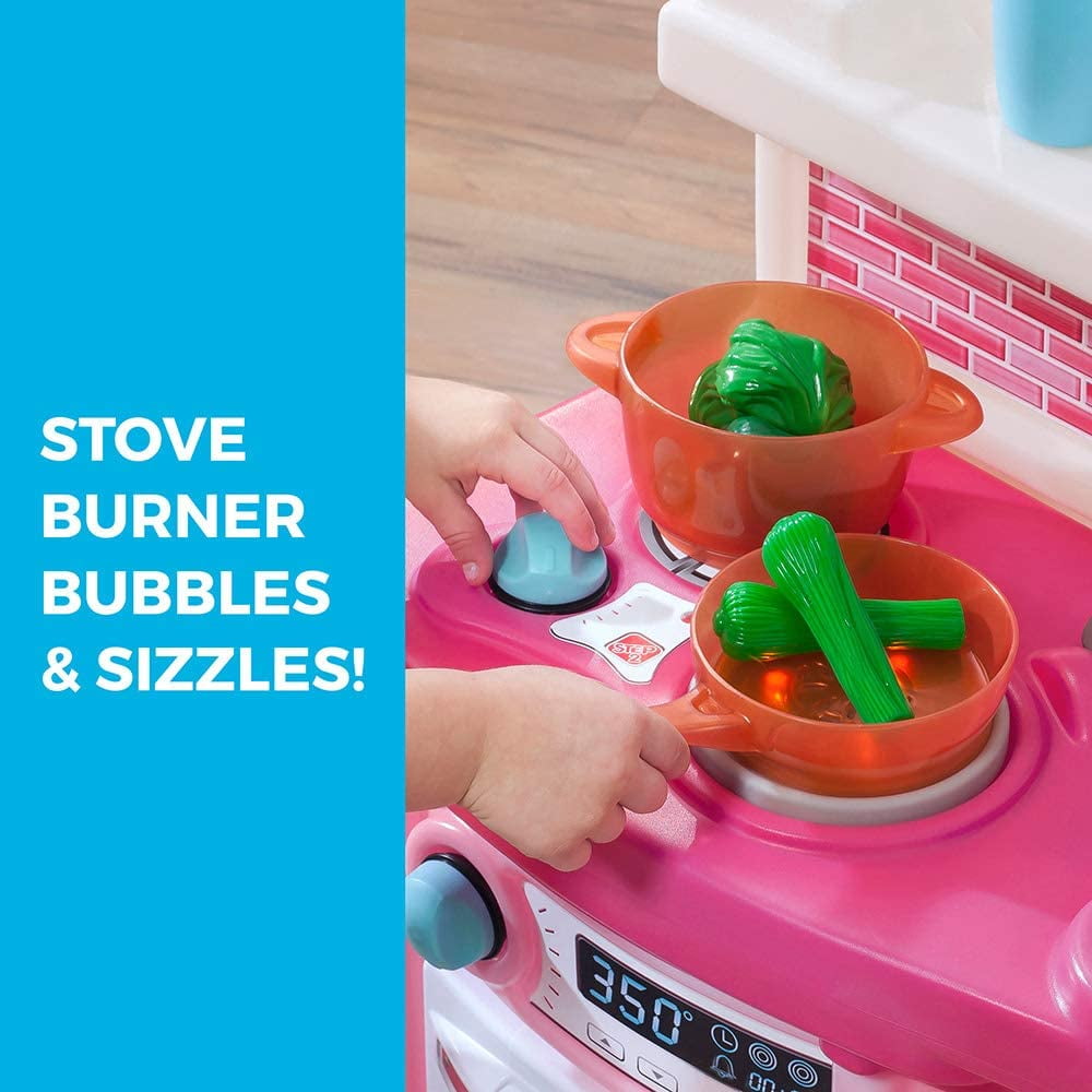 Buy Step2 Fun with Friends Kitchen | Pink Kitchen with Realistic Lights