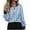 Light Blue, variant on Button Down Shirts for Women Dress Shirts Long Sleeve Casual Collared Office Work Shirt with Pocket Light Blue XXL