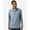 Silverblue Heather, variant on HUK H1200715 Men's Airweight Heather Quarter-Zip Pullover-Volcanic Ash Heather-M