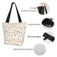 thumbnail image 6 of Kdxio Dessert Women Reusable Grocery Bags Foldable Ripstop,Reusable Shopping Bags for Shopping,Gym,Gift, 6 of 8