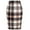 01# Brown, variant on Qwertyu Women Pencil Plaid Midi Skirt Fall Winter High Waist Fitted Knee Length Wool Skirt Soft Brown M