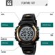 thumbnail image 3 of Reloj Digital para deportes al aire libre, relojes electrónicos resistentes al agua hasta 50M, despertador, cronómetro 12/24H, calendario, reloj de pulsera para niño y niña, 3 of 5