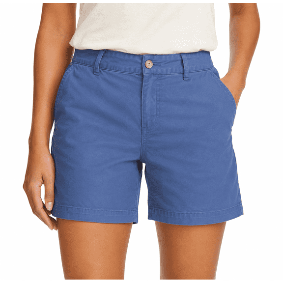 Eddie Bauer Women's Adventurer Stretch Ripstop Short- Blue - Size 8