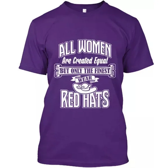 DOPASHIRT Only The Finest Women Red Hat Society Tee Unisex S-5XL Hot Trending Shirt, Vintage Birthday Gift