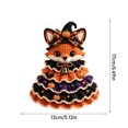 thumbnail image 2 of Halloween Crochet Tabletop Decor DIY Kit, Fox Character Tree Craft for Adults, Handmade Holiday Home Decor, 6.69 in, 2 of 3