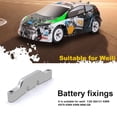 thumbnail image 4 of RC Coche Sujetador de batería Solución Simple Metal Metal Cars con control remoto Ajuste Reemplazo de herramientas Reemplazo para K989 284131 MINI-Q9 Silver sidaley FN009815-04, 4 of 7