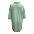 thumbnail image 6 of CAIVO Women's Beach Cover Up Shirt Bikini Beachwear Bathing Suit Dress Cozy Solid Color Summer Blouse Back To School Tops, 6 of 7