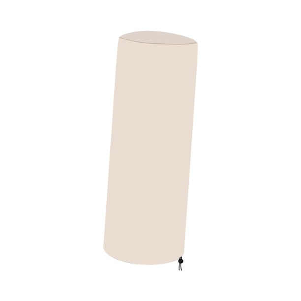 Cubierta para Calentador de Patio Exterior Protección Resistente a la Nieve Negra Par Beige Sunnimix