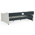 thumbnail image 5 of DEALTOPS Upholstered Daybed with Drawers, Modern Fabric Full Size Daybed Frame Sofa Bed, No Box Spring Needed, Space Saving - Beige, 5 of 8