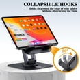 thumbnail image 4 of Soporte para tableta OCYCLONE para iPad 360, giratorio y ajustable, 4 of 8