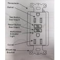 thumbnail image 4 of Teklectric - GFCI Receptacle 20A 125V and Free Wall Plate - GFCI Outlet 20 AMP 125 VOLT Wall Plate Included 20A GFCI 10 Pack, 4 of 5