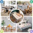 thumbnail image 5 of Thanksgiving Day Tablecloth Wrinkle Resistant Washable Tablecolths Table Covers Thanksgiving Fall Maple Leaves Pumpkin Tablecloth for Party Picnic Dinner Decor Rectangle,60x84inch, 5 of 5