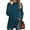 #1 Aqua, variant on Sweaters for Women Long Sleeve Pullover Casual Fall Tunic Tops Turtleneck Lightweight Soft Sweaters Side Split Loose Winter Clothes