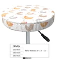 thumbnail image 4 of Daiia Funny Chicken Stool Covers Round,Round Bar Stool Covers Waterproof Bar Chair Covers Washable Stool Cushion Slipcover for 12-14 Inch Chair-12 inch, 4 of 7