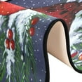 thumbnail image 6 of Dreamtimes Cute Red Bird Christmas Hallway Runner Rug 2'x6' Kitchen Rug with Rubber Backing Xmas Tree Snow Non Slip Entryway Rug Runner Washable Soft Area Rug for Hallway Bedroom Kitchen Decor, 6 of 6