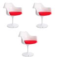 thumbnail image 1 of Heavenly Collection Tulip Dining Armchair SET OF 3, 1 of 6