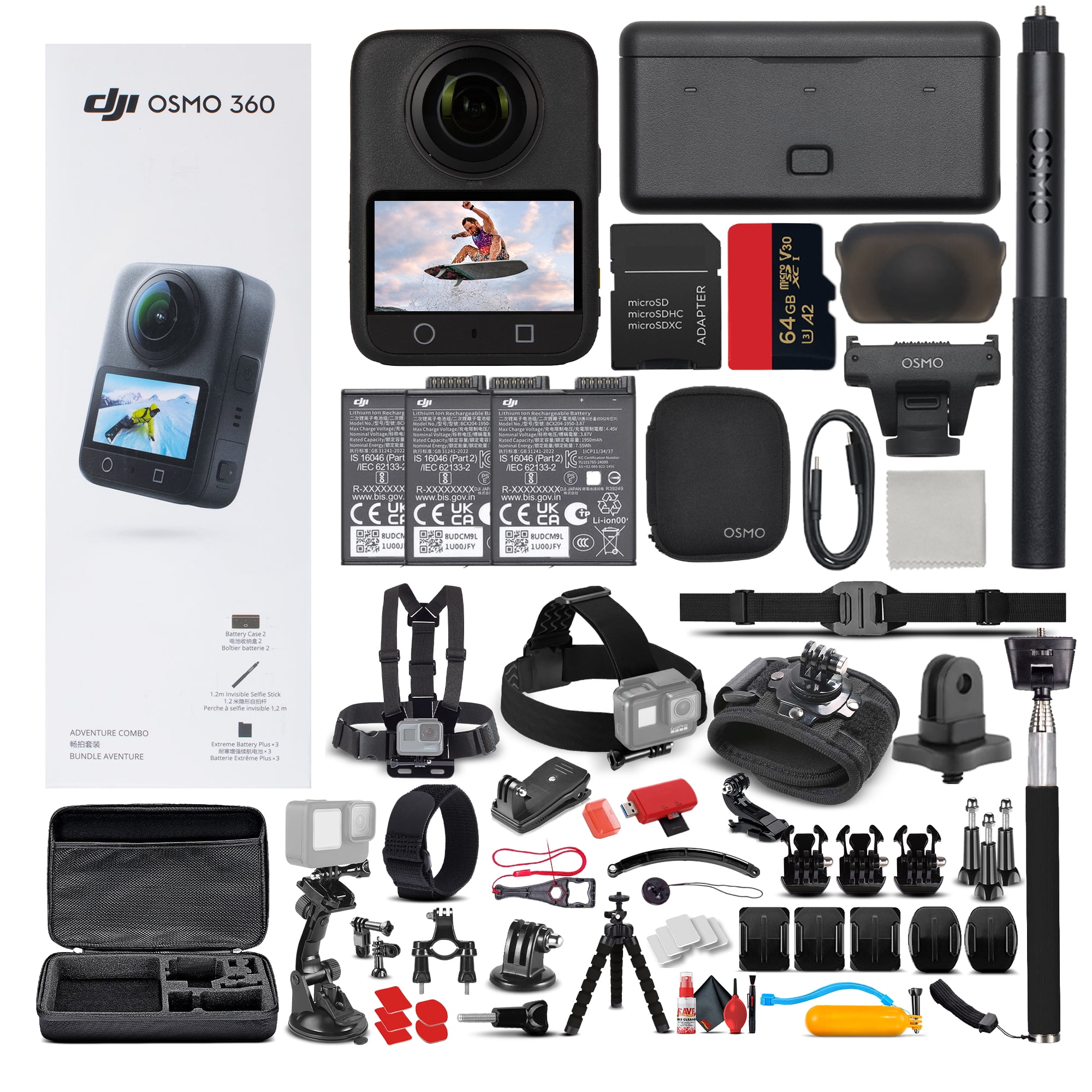 DJI Osmo Action 5 Pro Camera Standard Combo With Accessories Kit