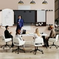 thumbnail image 4 of Homy Casa 63 in. Computer Desk with Thick Top and Flat Metal Legs, Multi-Use Meeting Table, 4 of 10