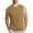 A Brown, variant on Muscle Shirts for Men Summer Solid Color Tank Top Crew Neck Outdoor Gym Shirts Athletic Workout Shirts Red L