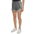 thumbnail image 2 of Calvin Klein Women's Comfortable Fashion Print Running Short (Black/White, L), 2 of 4