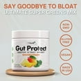 thumbnail image 5 of Gut Protect Greens Superfood Powder with Probiotics & Prebiotics – Super Greens Powder, Smoothie & Juice Mix Powder - Digestive Health, Immune Health & Regularity Support – Mango, Pineapple, 5 of 6