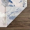 thumbnail image 4 of Abani Rugs Regal REG100A Grey Blue Transitional Abstract Area Rug 5'3" x 7'6" - Grey, 4 of 5