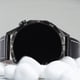 thumbnail image 5 of Correas de reloj de piel de vaca Unique Bargains para hombres y mujeres, correa de reloj de 22 mm, correa de piel de vaca negra, 5 of 6