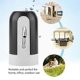 thumbnail image 6 of Electric Drinking Water Bottle Pump Portable LED Light Bottled Water Pump USB Rechargeable Dispenser for Home Office(Black), 6 of 9