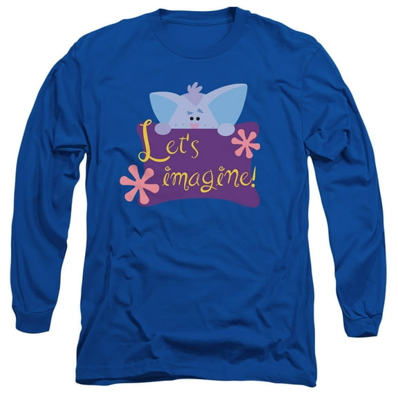 Blue's Clues (Classic) Let's Imagine! Unisex Adult Long-Sleeve T Shirt