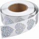 thumbnail image 1 of 500 pcs Heart Shaped Stickers Craft Handmade Silver Labels Bling-Bling Decor for Homemade Gifts Crafts or DIY Projects 25 mm, 1 of 3